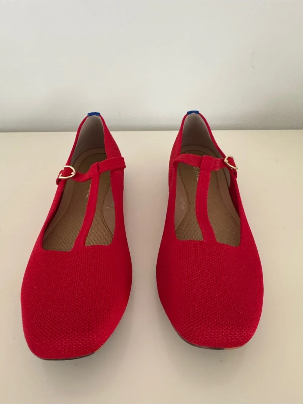 Rothy's Red T-Strap Flats - Picture 9 of 14